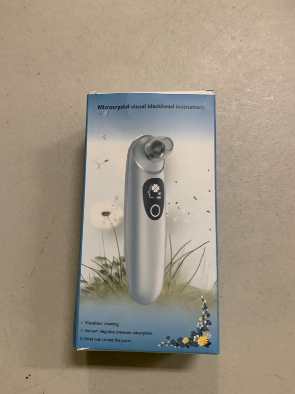 Photo 1 of 2026 Pore Vacuum with Camerafor, USB Rechargeable Blackhead Remover Vacuum,3 Levels Adjustable Pore Vacuum Blackhead Remover, 6 Suction Heads,Face Vacuum Pore Cleanser for Women & Men-White