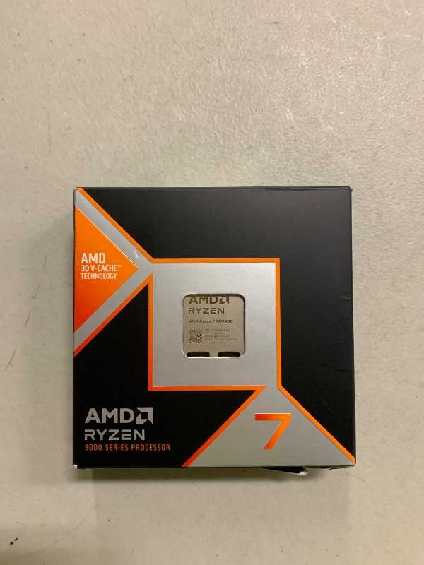 Photo 1 of AMD RYZEN 7 9800X3D 8-Core, 16-Thread Desktop Processor