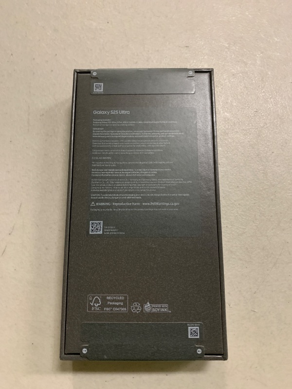 Photo 1 of Samsung Galaxy S25 Ultra, 512GB Smartphone, Unlocked Android, AI Night Mode Camera, Snapdragon 8 Elite Fast Processor, 5000mAh Battery, Built-in S Pen, 2025, US 1 Yr Warranty, Titanium Black