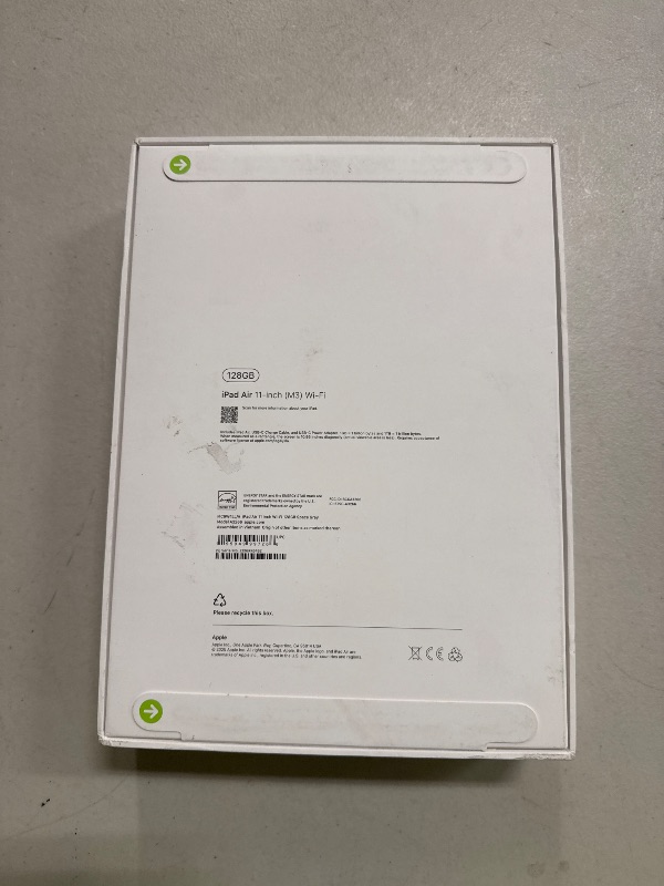 Photo 1 of Apple iPad Air 11-inch with M3 chip Built for Apple Intelligence, Liquid Retina Display, 128GB, 12MP Front/Back Camera, Wi-Fi 6E, Touch ID, All-Day Battery Life — Space Gray