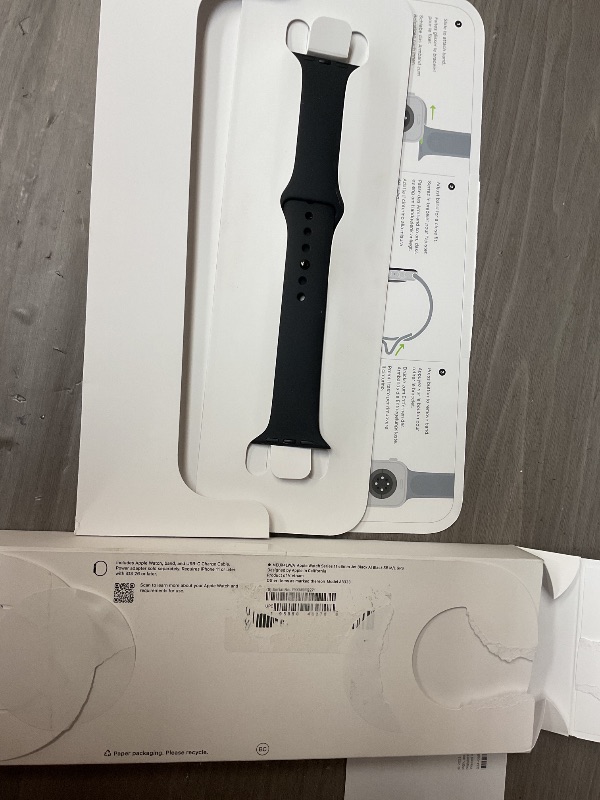 Photo 1 of Apple Watch Series 11, 46mm, Smartwatch Black Sport Band, Water Resistant.