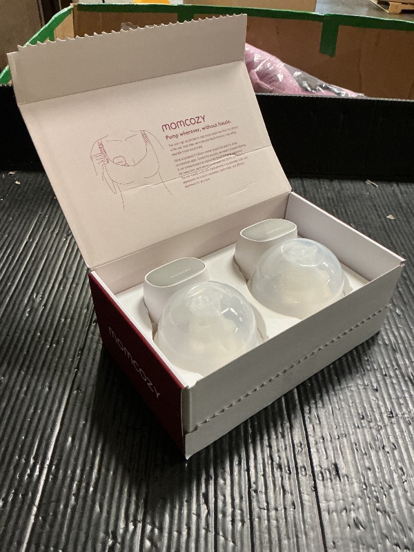 Photo 1 of Momcozy S9 Pro Upgraded Wearable Breast Pump, Hands-Free Design with Extended Battery Life & LED Display, Double Electric Portable Pump with 2 Modes & 9 Levels, 24mm, 2-Pack, Gray