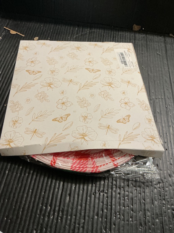 Photo 1 of OBBOLO Christmas Hanging Decorations, 12 PCS Paper Lanterns, Honeycomb Christmas Trees, Hanging Paper Fans, Red Green Gold White Holiday Party Supplies for Home Xmas Holiday Party