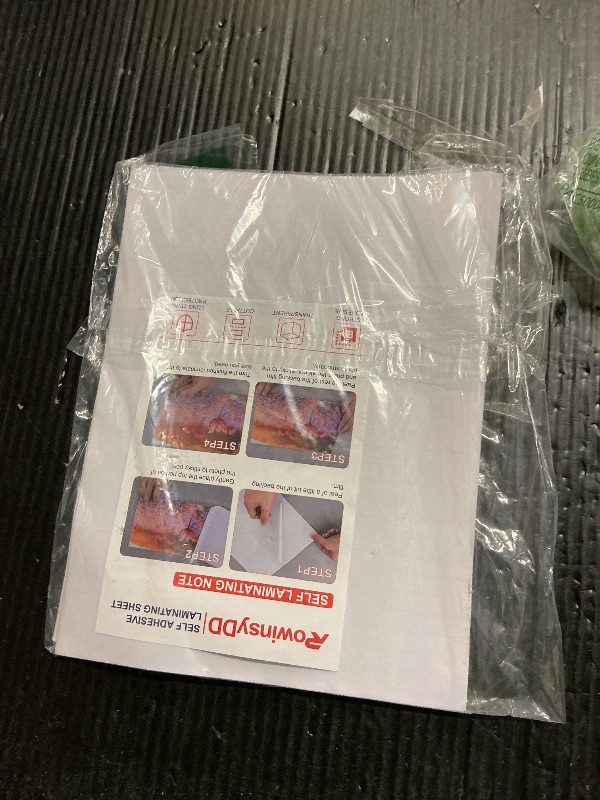 Photo 1 of 40 PCS Self-Adhesive Laminating Sheets, 9 x 12 Inches Clear Laminating Sheets No Machine Needed Self Sealing Laminate Sheets