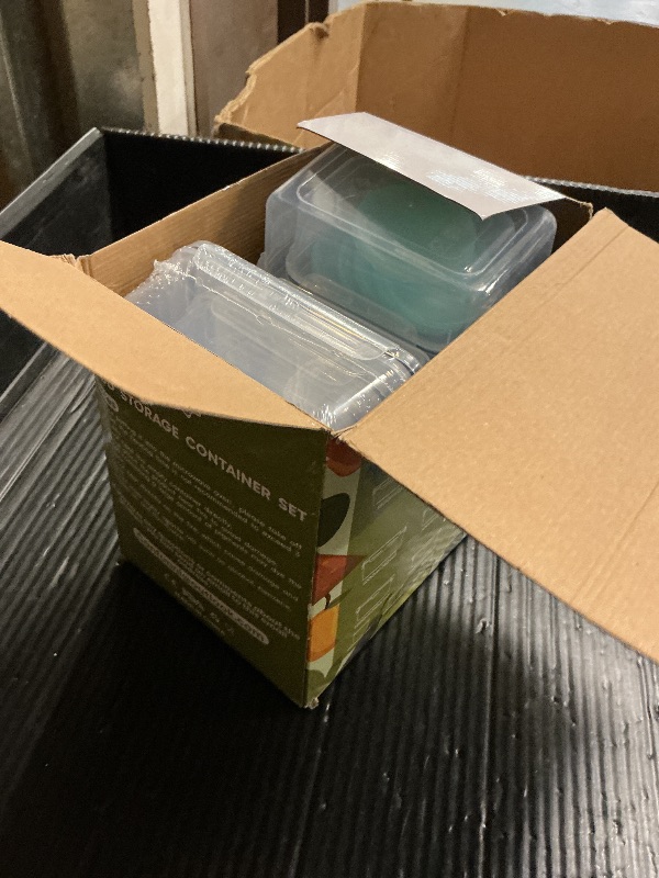 Photo 1 of 40 Piece Food Storage Containers with Lids(20 Containers & 20 Lids), BPA-Free Plastic Food Containers for Kitchen Storage and Organization, Leak Proof Meal Prep Container, Includes Labels & Pen