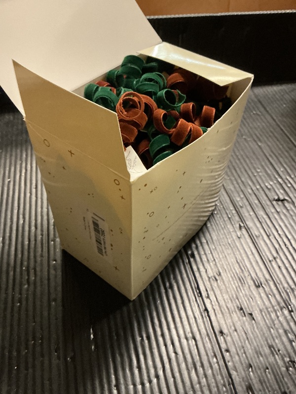 Photo 1 of 12 PCS Christmas Gift Wrapping Velvet Curly Bows Self Adhesive Ribbon Bows for Gift Wrapping, Presents, Paper Bag, Treat Bags, Wedding, Wine Bottles, Thanksgiving Party Holiday Decor (Green and brown)