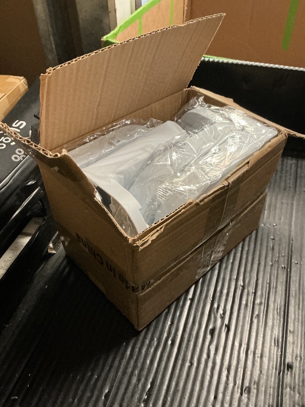 Photo 1 of Indoor Outdoor Camera Bracket ABS Plastic Wall Mount L-Shaped Bracket for Security Dome IP Camera Mounting, Junction Box Cable Management (4.5in-SL-4PACK)