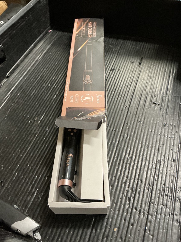 Photo 1 of 1 Inch Curling Wand Long Barrel, Dual Voltage Hair Curling Iron Wand Ceramic for Long Hair,10 Adjustable Temp