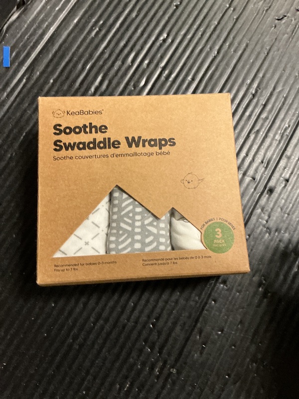 Photo 1 of 3-Pack Organic Baby Swaddle Sleep Sacks - Swaddles for Newborns, Infant 0-3 Months, Baby Girls, Boys, Soft & Snug Newborn Sleep Sack, Nursery Swaddling Blankets (Nordic, XS)