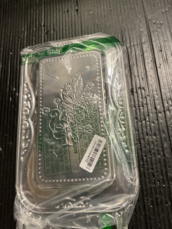 Photo 1 of 4-Pack Silver Serving Trays Set - ZENOVLUX Bow Floral Engraved Mirror Decorative Tray, 13.8" x 8.7" Party Platters for Christmas, Cookies, Charcuterie, Snacks, Desserts, Fruit, Party Food Display