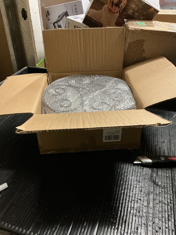 Photo 1 of 2 Pack 13in Diameter Metal Plant Stand for Indoor Outdoor Large Plants Flower Pot Heavy Duty Flower Pot Stand Holder,Rustproof Iron Round Plant Shelf for Planter Outdoor Plant Stand for Patio & Garden Décor (2 Pack 13 Diameter 5 inches Tall Black)