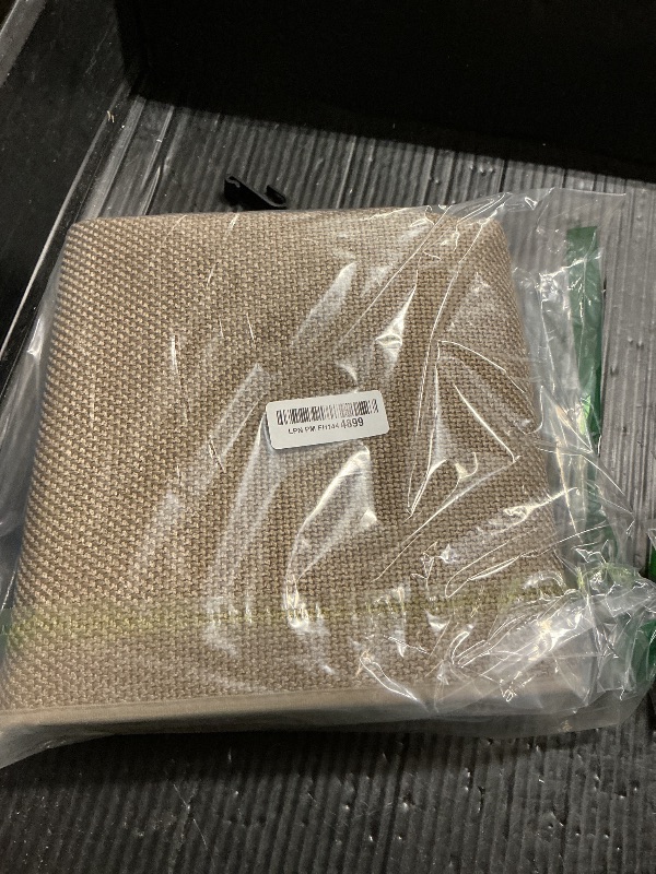 Photo 1 of YDKGL Corner Kitchen Rugs Non Slip Washable, Rubber Backed Circular Sector Kitchen Mats for Floor, Super Absorbent Imitation Linen Braided Kitchen Floor Mat for Sink Corner Areas (Brown, Radius 39")