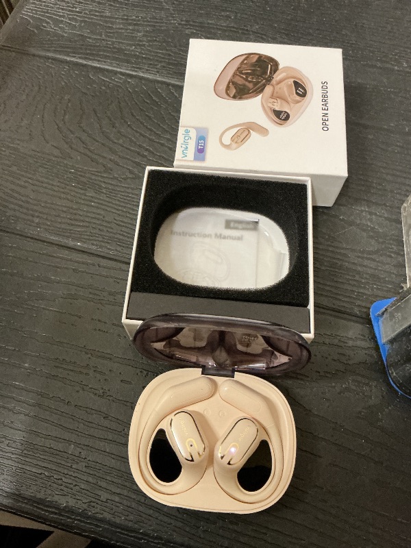 Photo 1 of 2026 Upgraded Open Ear Headphones,Over Ear Earbuds with Ergonomic Earhook,Bluetooth Headphones 6.0 with Smart Digital Display,80H Playtime,IPX7 Waterproof,Touch Control Operate Fit Cycling,Running