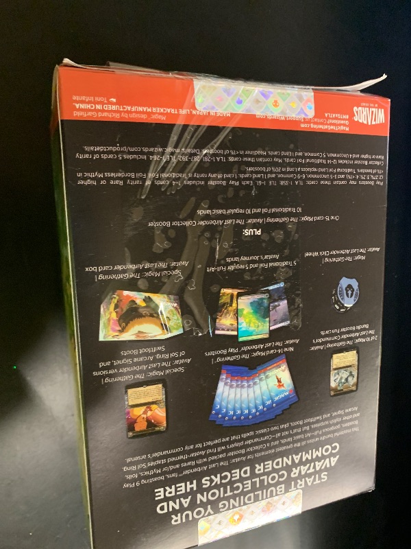 Photo 1 of Magic: The Gathering | Avatar: The Last Airbender Commander’s Bundle | Includes 1 Collector Booster, 9 Play Boosters, 5 Borderless Cards, 30 Lands + Exclusive Accessories