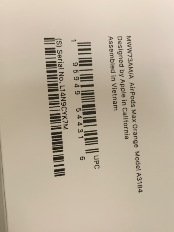 Photo 1 of Apple AirPods Max Wireless Over-Ear Headphones, Pro-Level Active Noise Cancellation, Transparency Mode, Personalized Spatial Audio, USB-C Charging, Bluetooth Headphones for iPhone - Orange