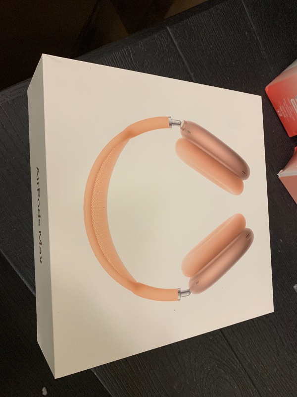 Photo 1 of Apple AirPods Max Wireless Over-Ear Headphones, Pro-Level Active Noise Cancellation, Transparency Mode, Personalized Spatial Audio, USB-C Charging, Bluetooth Headphones for iPhone - Orange