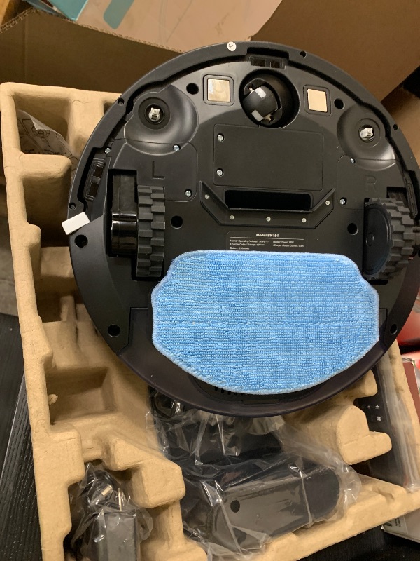 Photo 1 of Robot Vacuum and Mop Combo, 2 in 1 Robotic Vacuum Cleaner with Schedule, App/Alexa/Voice Control, Slim 2.87", Self-Charging, 2300 Pa Suction & Long Runtime, Ideal for Hard Floor, Pet Hair, Carpet