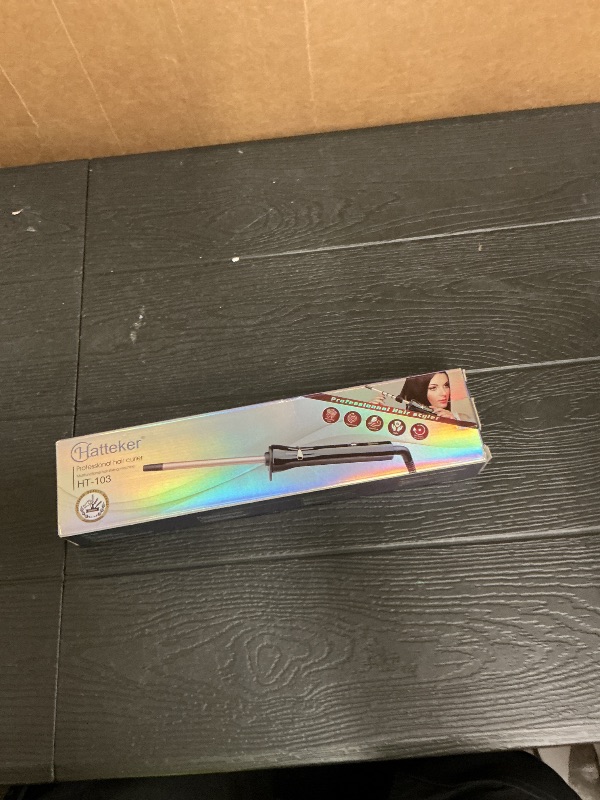 Photo 1 of 3/8 Inch Small Wand Curling Iron, 9mm Tiny Curling Wand for Short & Long Hair, 10S Instant Heat Up, Maximum Temperature 420°F, Includes Heat Protective Glove & Clips