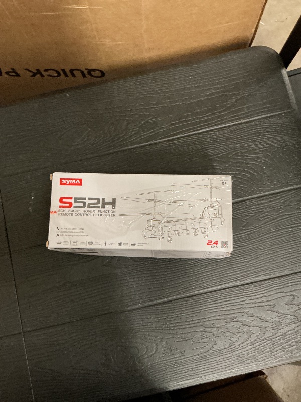 Photo 1 of SYMA Remote Control Helicopter, S52H Military Transport RC Helicopter with Altitude Hold, One Key take Off/Landing, LED Light, Low Battery Reminder, Army Toys for Kids and Military Fans