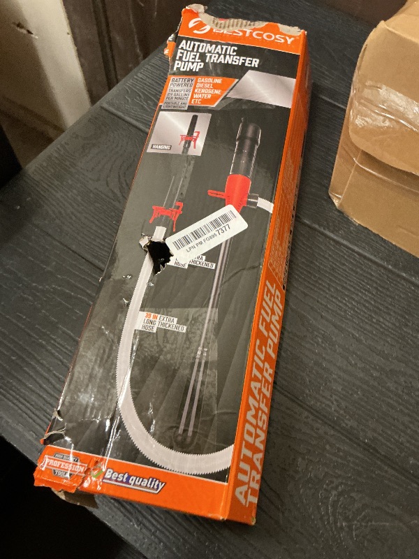 Photo 1 of 3.0 GPM Portable Fuel Transfer Pump -Easy to Use Hand Fuel Pump, Battery Powered Siphon Pump for Gasoline Mechanical Fuel Pumps Universal Fit for Gasoline, Vehicles, Fuel,Water Transfer