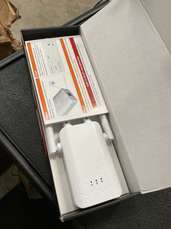 Photo 1 of 2025 WiFi Extender Internet Booster, Long Range Repeater Wireless Routers Amplifier, Mesh Wi-Fi 80% Faster | Broader Than Ever, Support More Network Devices at Home, 1-Tap Setup
