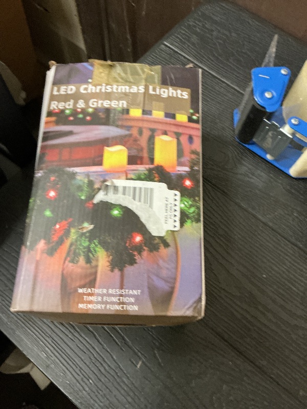 Photo 1 of 1500 LED 470FT Christmas String Lights Outdoor, 12 Pro Modes and Timer Memory & Brightness, Plug in Waterproof Clear Wire Twinkle Light for for Xmas Yard Tree Wedding Party Decor (Red & Green)