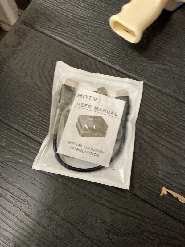 Photo 1 of 4K HDMI Splitter 1 in 2 Out Mirror Display Not Expand, Dual HDMI Splitter Hub to Dual Monitors Multi-Scree Displays Audio Synchronization, Compatible for MacBook Laptop Desktop PC Graphics Card TV