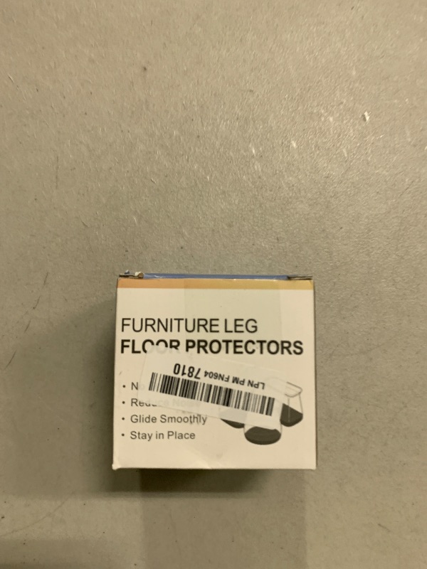 Photo 1 of 24 Pcs Chair Leg Floor Protectors Round, Silicone Felt Furniture Leg Pads Caps Covers for Hardwood Floors (Fit 8/16“ to 15/16”)