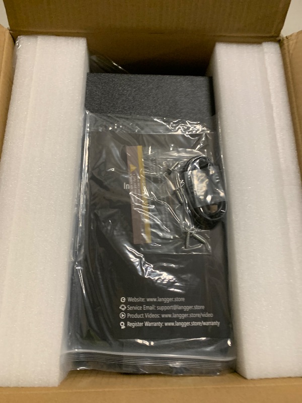 Photo 1 of Biometric Slider Handgun Gun Safe for Nightstand, Desk, Bed Side,Truck - Auto Sliding Door Hand Gun Safe for Pistol -with Fingerprint, PIN Code, KEY Access