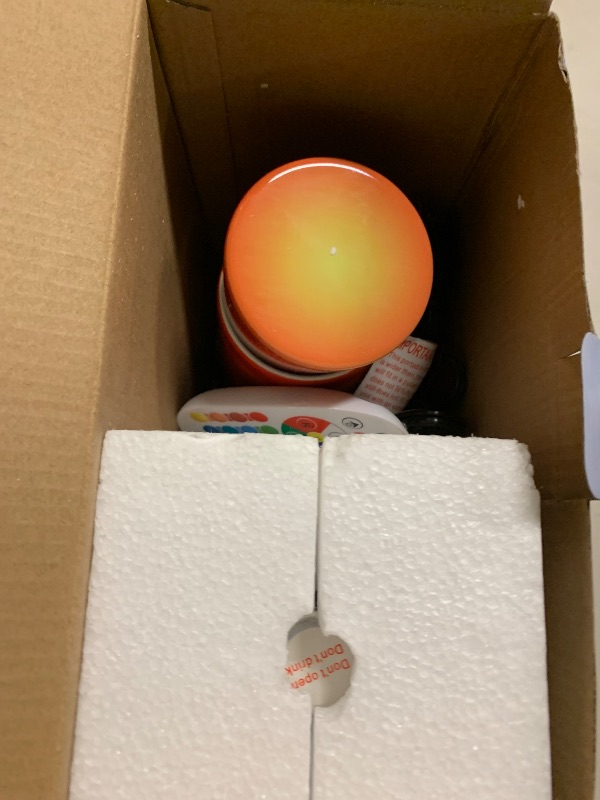 Photo 1 of Besight 15.5" Liquid Motion Lamp 17 Color Changing Night Light with Remote, Classic LED Table Lamps for Kids Adults, Relaxing Nightlight for Bedroom Office Home Christmas Decor, Sunset Yellow