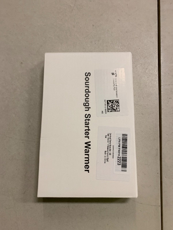 Photo 1 of Sourdough Starter Warmer Mat - 24H Timer - Precise 1°F Thermostat Control (70-100°F) - Smart Memory Warming On/Off - Fits Jars Up to 40oz - Perfect for Home Baking (Black)