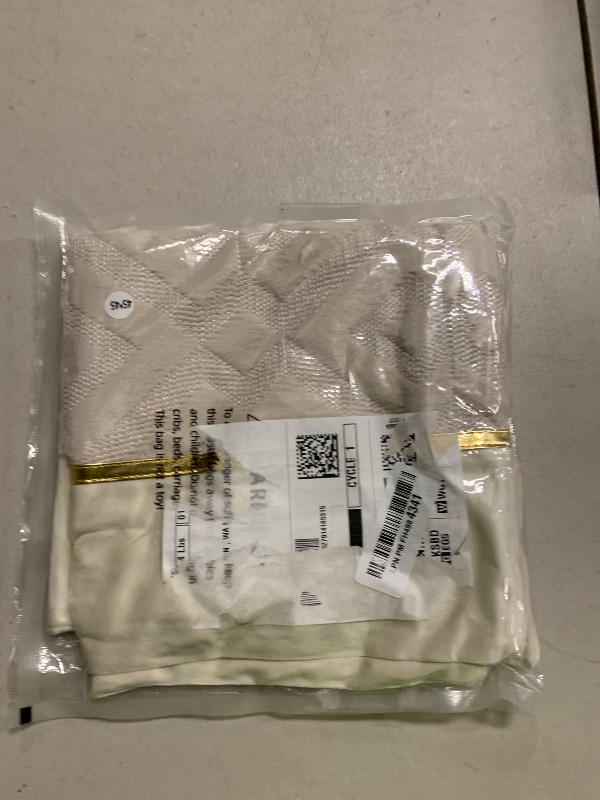 Photo 1 of Gujiahone Waterproof Throw Pillow Covers 12X20 Inch Set of 2 Bohemian Vintage Carpet Pattern Black Grey Ethnic Design Decorative Farmhouse for Couch Garden Balcony (Boho-5-3)