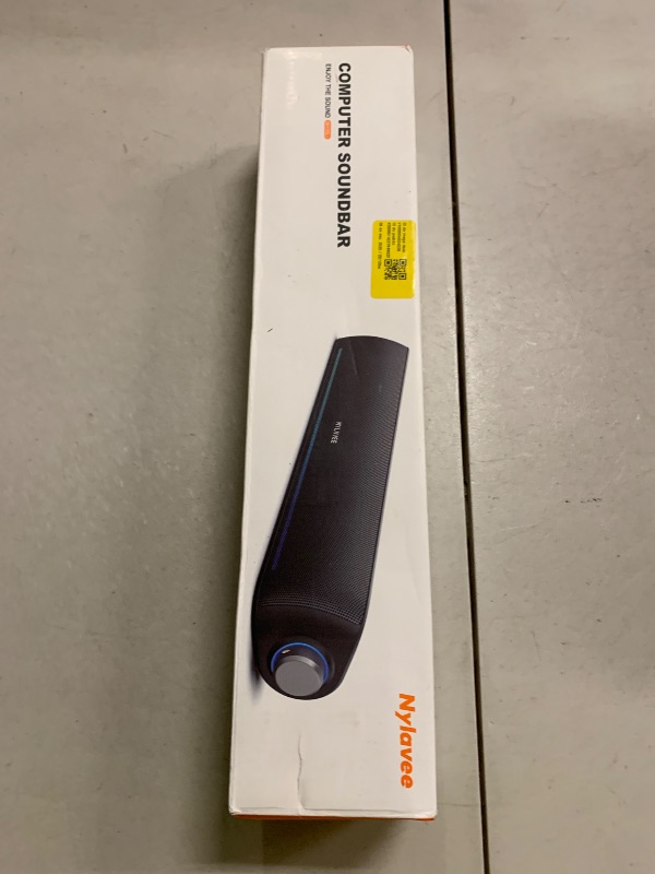 Photo 1 of Computer Speakers, Hi-Fi Sound Quality Computer Sound Bar, Bluetooth 5.0 & 3.5mm Wired PC Speakers with 4 Dynamic Lighting Modes, USB Powered Speakers for PC, Desktop, Laptops, Phones, Monitors, Xbox