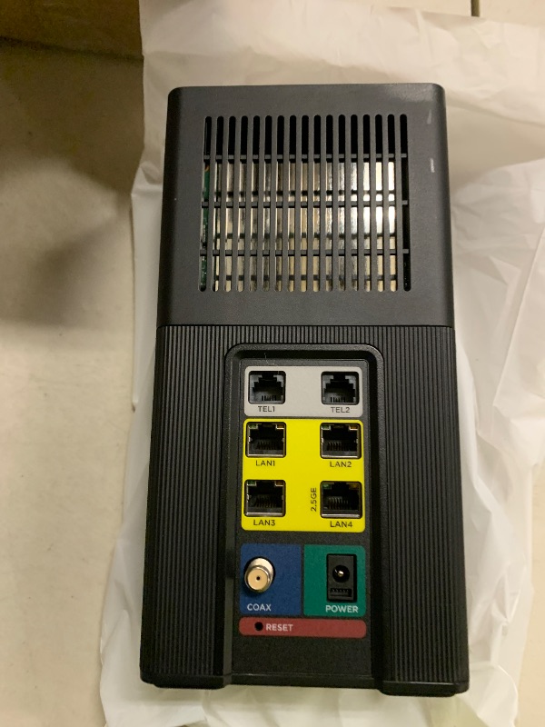 Photo 1 of Motorola MT8733 WiFi 6 Router + Multi-Gig Cable Modem + 2 Phone Ports | for Comcast Xfinity Voice and Gigabit Internet Plans Up to 2500 Mbps | AX6000 | DOCSIS 3.1 | with Smart Motosync App