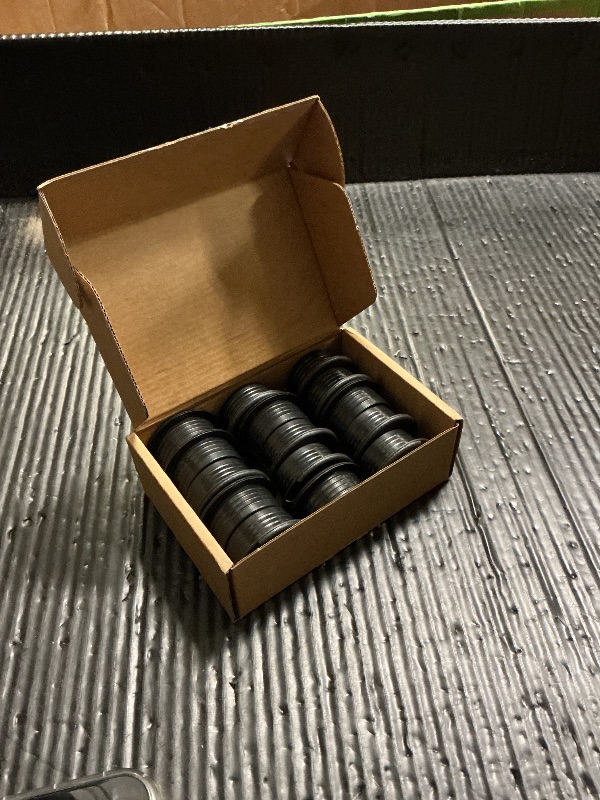 Photo 1 of 15 Pack 1.5 Inch Desk Cable Hole Cover Grommet - Plastic Wire Cord, Black