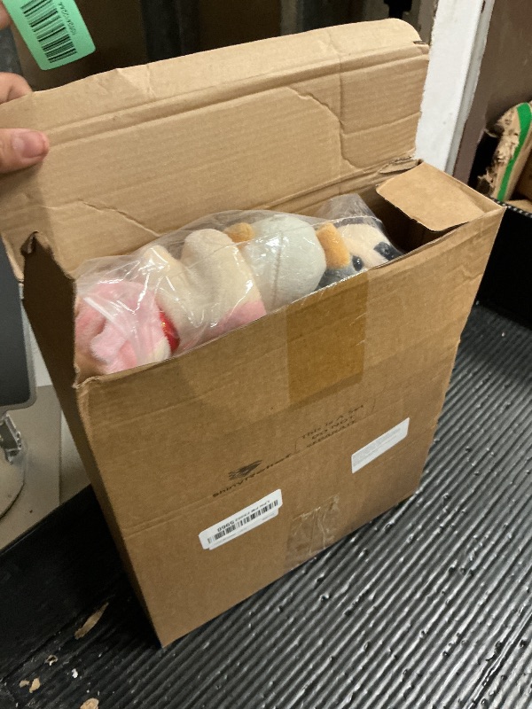 Photo 1 of ShinyRelief 24 Pcs Adopt a Puppy Party Favors Bulk 12 Pcs Dog Party Favors Boxes 12 Pieces Mini Plush Dog Stuffed Animals for Birthday Thanksgiving Christmas Decoration Gifts(White)