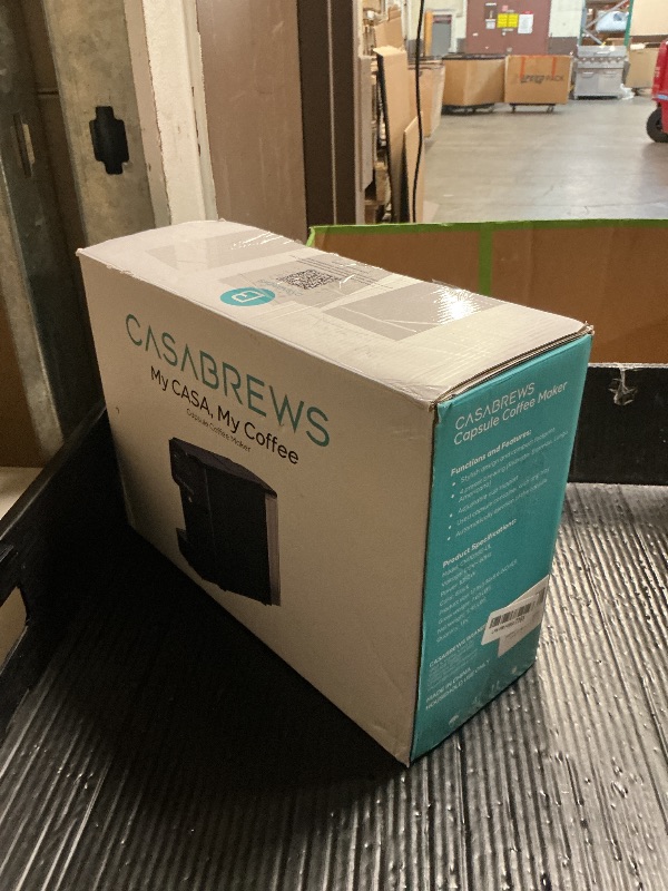 Photo 1 of CASABREWS CM7036E Espresso Machine for Nespresso Original Pods, 20 Bar Compact Capsule Coffee Machine with 21 oz Removable Water Tank and 4 Brewing Modes, Mini Espresso Maker for Home or Office, Black