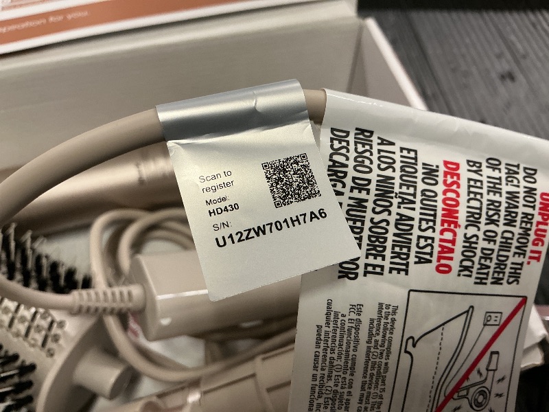 Photo 1 of Shark HD430 FlexStyle Air Styling & Drying System, Powerful Hair Dryer Brush & Multi-Styler with Auto-Wrap Curlers, Paddle Brush, Oval Brush, Concentrator Attachment, Stone