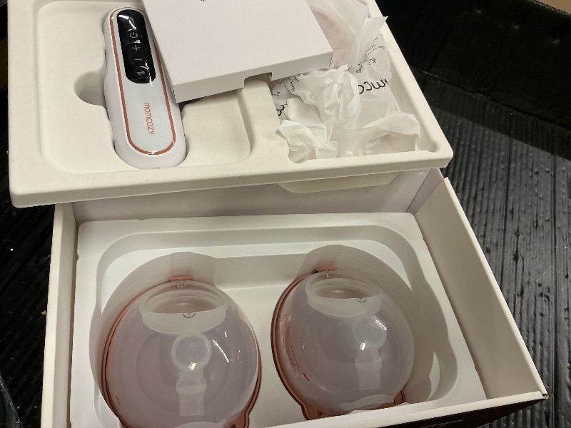 Photo 1 of Momcozy Breast Pump V2 Pro Ultra-Lightweight, Hands-Free & Portable Wearable Pump with Upgraded Integrated DoubleFit Flange, Quiet & Leak-Proof Electric Pump, 3 Modes|9 Levels, 17/19/21/24mm