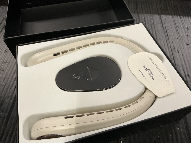 Photo 1 of TORRAS COOLiFY Air 2025 Upgraded Neck Fan Air Conditioner, Dual-Airflow Pro Cooling, Ultra Light Portable Fan Rechargeable, Personal Cooling Fan Travel Essentials, Ivory
