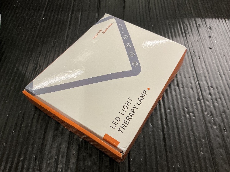 Photo 1 of DIKAKO Light Therapy Lamp, 15000 Lx Sun Lamp,3 Color Temperature, 5 Levels of Adjustable Brightness and Timer Function Light Lamp, Touch Control, Rotatable Stand, Memory Function, Home/Office Use