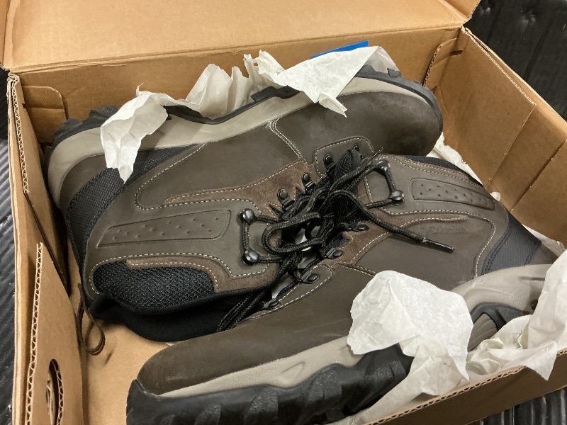 Photo 1 of Columbia Mens Newton Ridge Plus II Waterproof Hiking Boot, Cordovan/Squash, 13