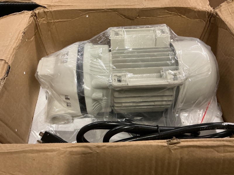 Photo 1 of NC FL-540B Chemical Distribution Pump, Industrial Style, Fluororubber & PA66, Blue, 115V, 40L/Min, 40PSI, 2.75Bar, Used for Spray Irrigation, Liquid Transportation, Refueling Equipment, Water Pumps