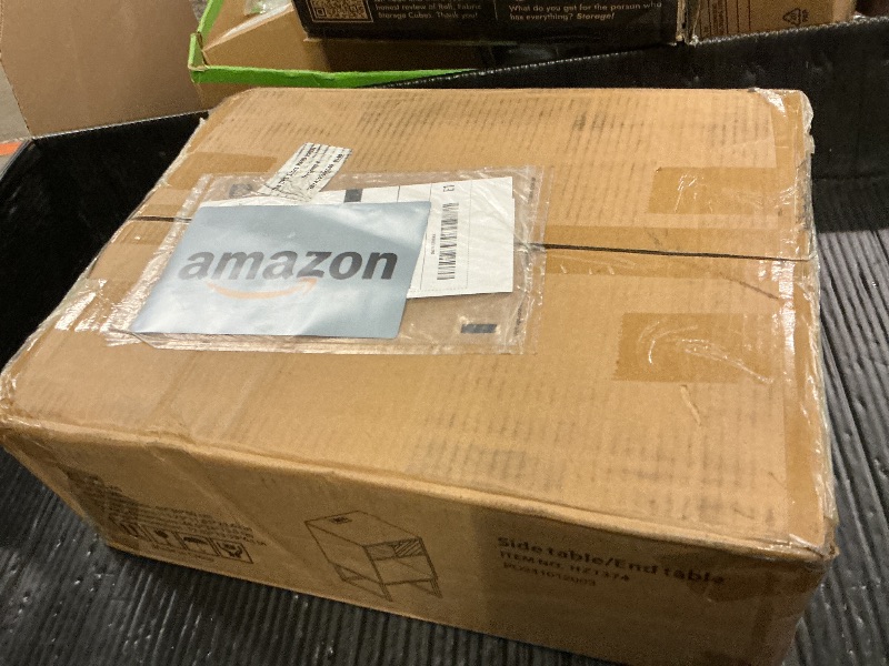 Photo 1 of Masupu Nightstand with Charging Station,Modern Night Stand Boho Farmhouse Wood Bedside Table with Storage Drawer Side End Table for Bedroom,Living Room,Office,Walnut Brown with Outlet