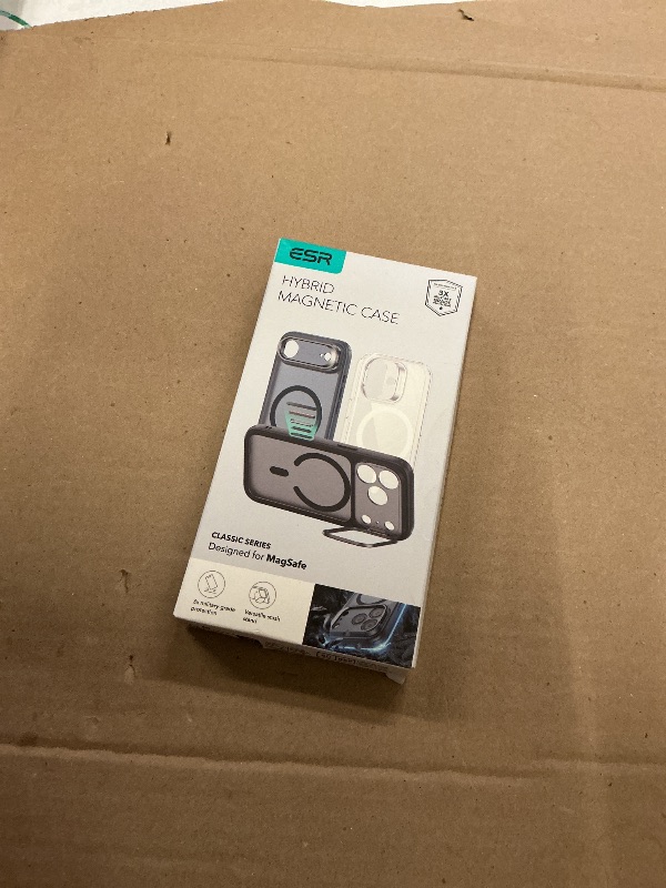 Photo 1 of ESR for iPhone 17 Pro Case with Stash Stand, Camera Control Cover Compatible with MagSafe, Military-Grade Drop Protection Magnetic Phone Case for iPhone 17 Pro, Scratch-Resistant Back Cover, Clear