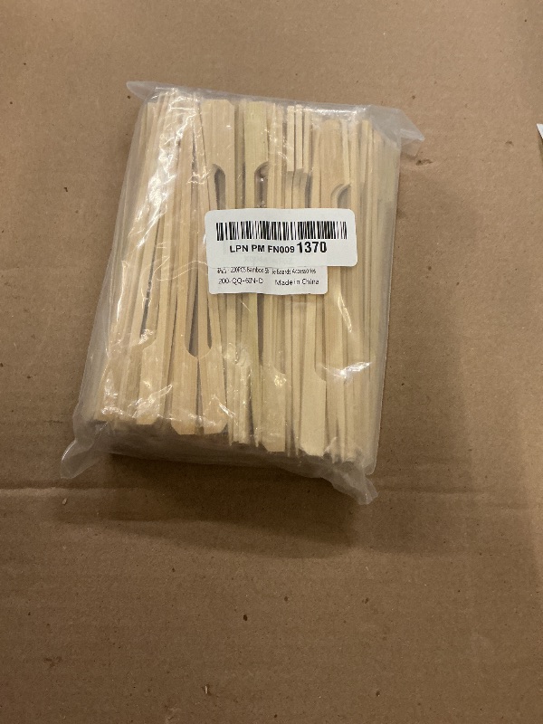 Photo 1 of 200PCS Bamboo Skewers for Appetizers, [6 Inch] Long Cocktail Picks Fancy Toothpicks for Appetizers, Flat Paddle Wooden Skewers Food Sticks for Party Drinks Fruit BBQ, Charcuterie Boards Accessories