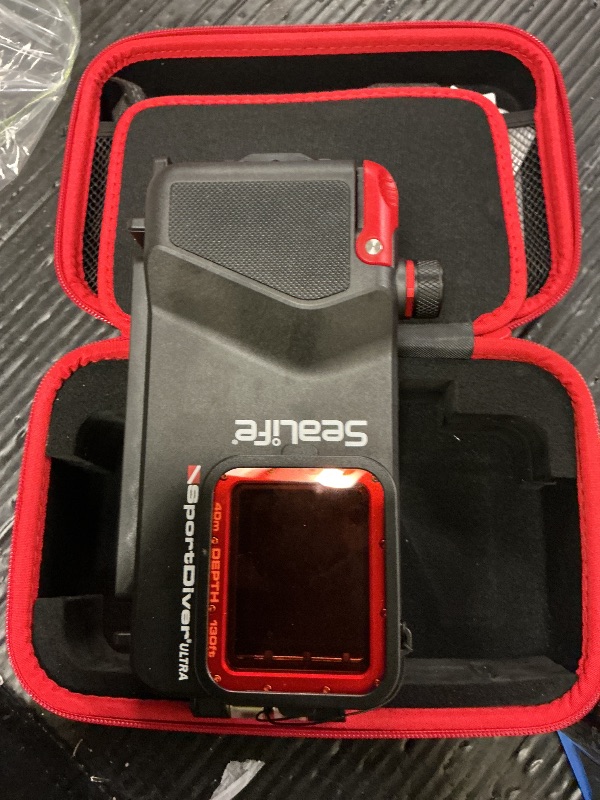 Photo 1 of SeaLife SportDiver Ultra Underwater Smartphone Scuba Housing – Dive to 130', Waterproof Photography, Easy Camera Controls, with Leak Alarms, Fits Most Phones