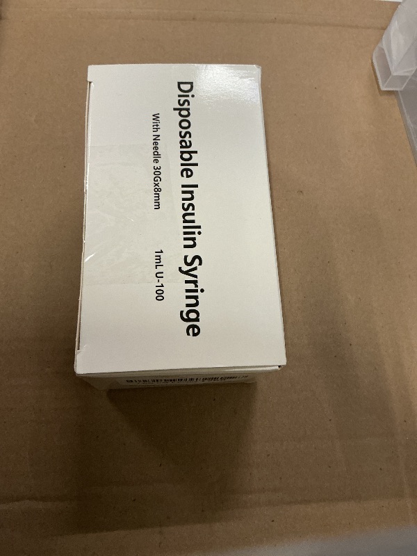 Photo 1 of 30 Gauge 5/16 inch Needle, 1ml Disposable Lab Dispensing Supplies,Individual Wrapped, 30Pack