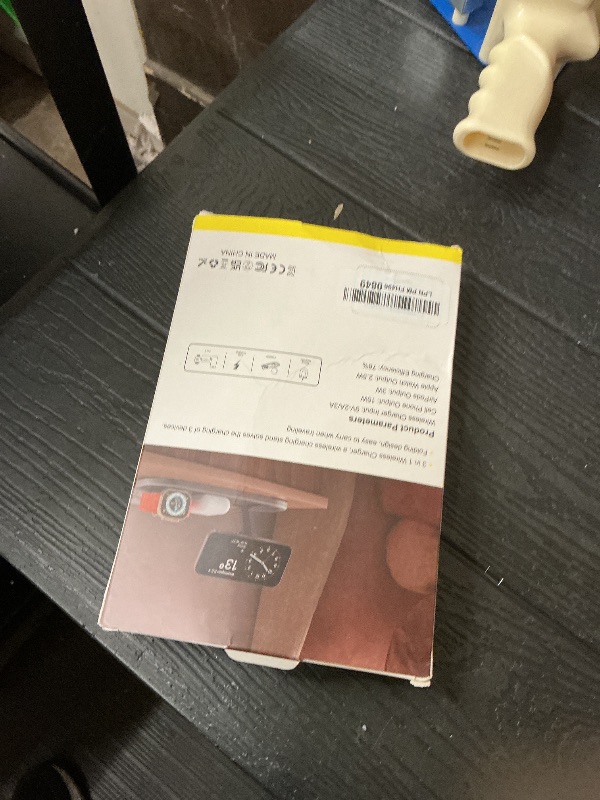 Photo 1 of 3 in 1 Fast Wireless Charger Stand for iPhone, Foldable Travel Charging Station for Magsafe for iPhone 17/Air/16/15/14/13/12 Series, Apple Watch Series, AirPods pro/2/3/4, Gifts for Women Men (Silver)