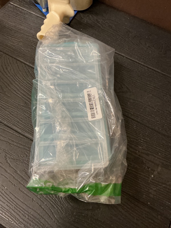 Photo 1 of 1/2 Cup Silicone Freezer Tray With Lid - Silicone Freezer Molds 2-Pack For meal prep & freezing of various sauces and other dishes, makes 12 perfect 1/2 cup portions cubes,oven and dishwasher safe